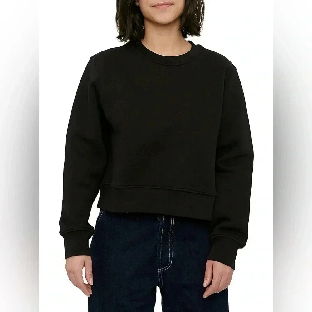 Organic Basics Heavyweight Sweater in Black NWT - Picture 1 of 4